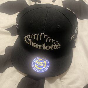 Rings & Crwns Charlotte NC Snapback Hat The Queen City | Pink Underbrim